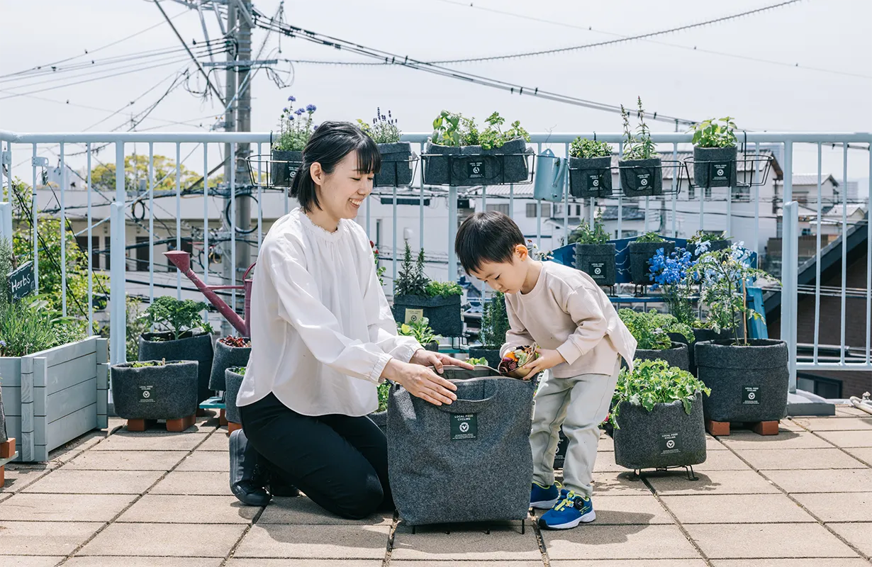 暮らしに循環を生み出すコンポスト